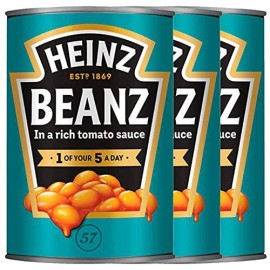 Heinz Baked Beans in Rich Tomato Sauce (Pack of 3), 415g