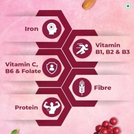 Kellogg's Muesli 21% Fruit, Nut & Seeds 240g | 5 Grains, High in Vitamins B1, B2, B3, B6, Folate, Source of Protein and Fibre, Multigrain Breakfast Cereal