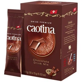 caotina original 10x15g - cocoa Drink mix with genuine Swiss chocolate, caotina Switzerland
