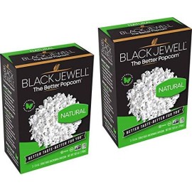 Black Jewell gourmet Microwave Popcorn 2-Pack 10.5 oz. (298g) Boxes (Natural)