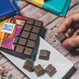 Ritter Sport Whole Almond Milk Chocolate 100g | Imported Chocolate from Germany