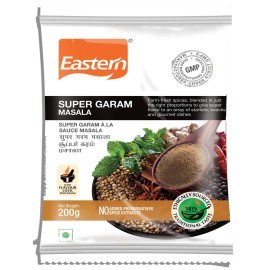 Eastern Super Garam Masala Powder | No Added Preservatives | Prepare Vegetables, Meat, Egg, Biryani, Peas, Ghee Rice, Samosa & Chana Curries at Home | 200g