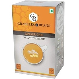Granules n Beans Ginger Chai Instant Tea Premix - (10 Sachet x 14g = 140g)