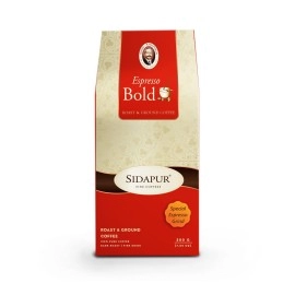 Sidapur - Espresso Bold Ground - Roasted & Fine Ground - 200g - Dark Roast - for Espresso Machines