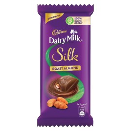 Cadbury Dairy Milk Silk Roast Almond Chocolate Bar 58g (Pack of 1)