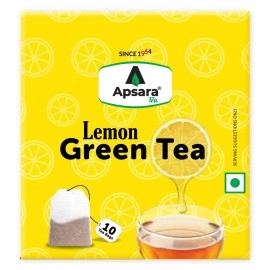 Apsara Lemon Green Tea Bags For Immunity Boosting And Weight Loss (10 Tea Bags)| Rich in Vitamin C