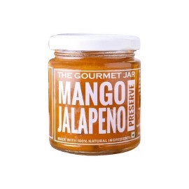 The Gourmet Jar House Party Combo of Roasted Red Pepper Pesto(190g), Olive Tapenade(180g), Mango Jalapeno Preserve(230g) (Combo Pack of 3)
