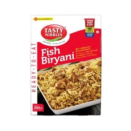 Tasty Nibbles Ready to Eat Fish Biryani 250g x3(Pack of 3)