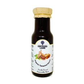 Orchard Lane Organic Tamarind Sauce | Imli Chutney | No added sugar | Made with Jaggery and freshly ground spices | Glass bottle, zero plastic, No Preservatives | 230 gram