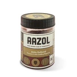 Aazol Amla Gulkand: Vitamin C-rich Cooling Digestive - 200g (Pack of 1) | Ideal Gulkand for Paan | Fresh Damascus Rose Petals | Nutritious Natural Amla