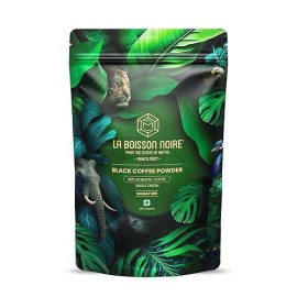 La Boisson Noire Ground Coffee | Finely Ground Dark Roast Black Coffee (Signature coffee) | GI Tagged Wayanad Robusta Coffee | Single Origin Shade Grown Coffee 250 gm
