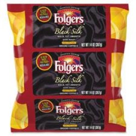 Folgers Black Silk Ground Coffee Filter Packs 40 Per Carton