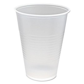 10 oz Plastic Ribbed Cold Drink Cups
