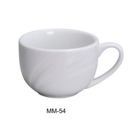 3 oz Miami Porcelain Espresso Cup, Bone White - 2.75 in. - Pack of 36