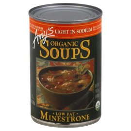 AMYS, SOUP MINESTRONE LS, 14.1 OZ, (Pack of 12)