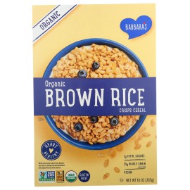 Barbara's Bakery Organic Brown Rice Crisps Cereal, 10 oz