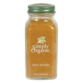 SIMPLY ORGANIC, SSNNG CURRY PWDR ORG, 3 OZ, (Pack of 6)