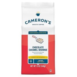 Cameron'S Coffee Roasted Ground Coffee Bag  Flavored  Chocolate Caramel Brownie  12 Ounce (Pack Of 3)