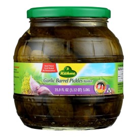 Kuhne Pickle - Barrel - garlic - case Of 6 - 342 Fl Oz(D0102H5NX22)