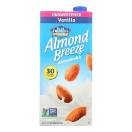 Almond Breeze - Almond Milk - Unsweetened Vanilla - case Of 12 - 32 Fl Oz(D0102H5K9X8)
