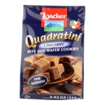 Loacker Quadratini Bite Size chocolate Wafer cookies - case Of 6 - 882 Oz(D0102H5NKKT)