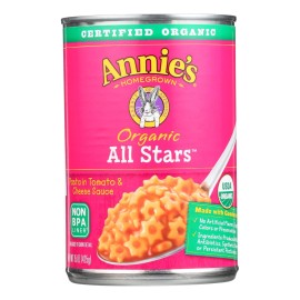 Annies Homegrown Organic All Stars Pasta In Tomato And cheese Sauce - case Of 12 - 15 Oz(D0102H5KR92)