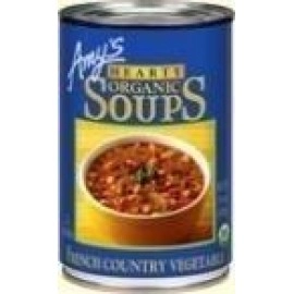 Amy's Kitchen Hearty French Country Vegetable Soup, 14.4-Ounce Cans (Pack of 12) ( Value Bulk Multi-pack)