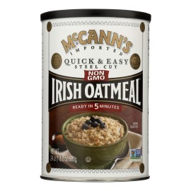 Mccanns Irish Oatmeal Quick And Easy Steel cut - case Of 12 - 24 Oz(D0102H5KP5X)