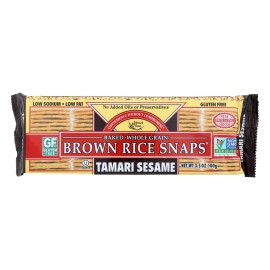 Edward And Sons Brown Rice Snaps - Tamari Sesame - case Of 12 - 35 Oz(D0102H5K9BP)