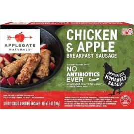 Applegate  Natural Chicken & Apple Breakfast Sausage  7Oz (Frozen)