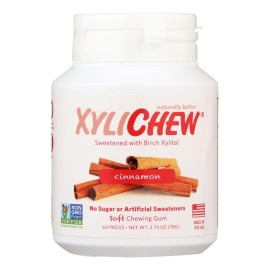 Xylichew gum - cinnamon - Jar - 60 Pieces - 1 case(D0102H5KN1X)