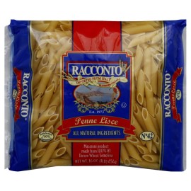 RACCONTO, PASTA PENNE LISCE, 16 OZ, (Pack of 20)