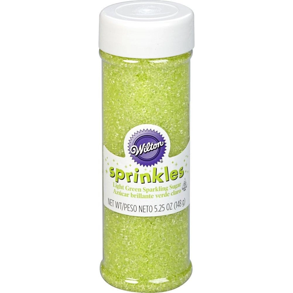 Wilton Sparkling Sugar Decorating Sprinkles, 5.25 oz., Light Green