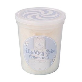 Wedding Cake Gourmet Flavored Cotton Candy - Unique Idea For Holidays  Birthdays  Gag Gifts  Party Favors