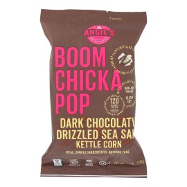 Angies Kettle corn Dark chocolaty Drizzled Sea Salt - case Of 12 - 55 Oz(D0102H5NA4P)