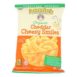 Annies Homegrown cheese Puffs cheddar - case Of 12 - 4 Oz(D0102H5NIF8)