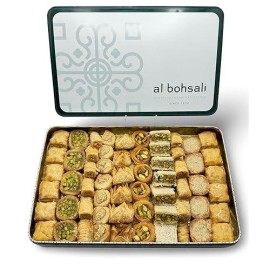 Al Bohsali 1870 - Premium Mediterranean Baklava Assorted Mix (60 Count)