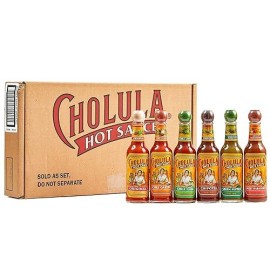 Cholula Hot Sauce 5 Fl Oz Variety Pack 6 Count (Crafted With Mexican Peppers And Signature Spice Blend Great Hot Sauce Lover Gift Set)