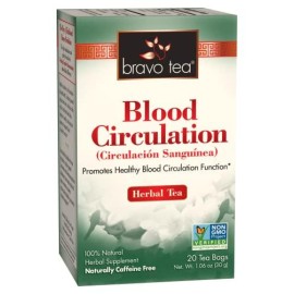 Bravo Teas and Herbs - Tea - Blood Circulation - 20 Bag (1x20 BAG)