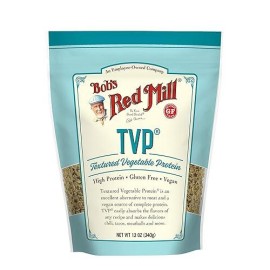 Bob'S Red Mill Tvp (Textured Vegetable Protein) - 12 Oz (Pack Of 4)  Gluten Free  Vegan  Made In Usa  Unflavored