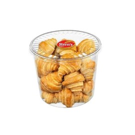 Rugelach Pastries | Approx 20 Vanilla Croissants | Breakfast Pastry | Dairy & Nut Free | Preservative Free | Unique For Holidays And Birthdays | 19 Oz Stern