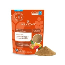 Navitas Organics Superfood+ Immunity Blend (camu + Orange + Acerola cherry), 30 Servings - Organic, Non-gMO, Vegan, gluten-Free, Keto & Paleo, 42 Ounce