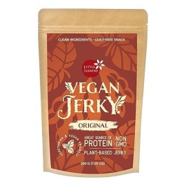 Little Jasmine Vegan Jerky Original Flavor Plant Based Protein Vegan Snack 705Oz