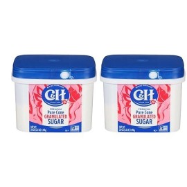 C&H Premium Pure Cane Granulated Sugar  3.5 Lb Easy Baking Tub (Pack Of 2)